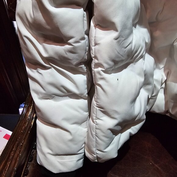 Girls Rule White Puffer / winter Jacket - Picture 10 of 16